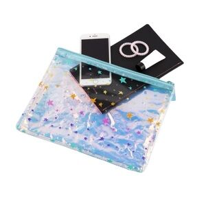 Sunny Life Stardust See Thru Zipper Pouch